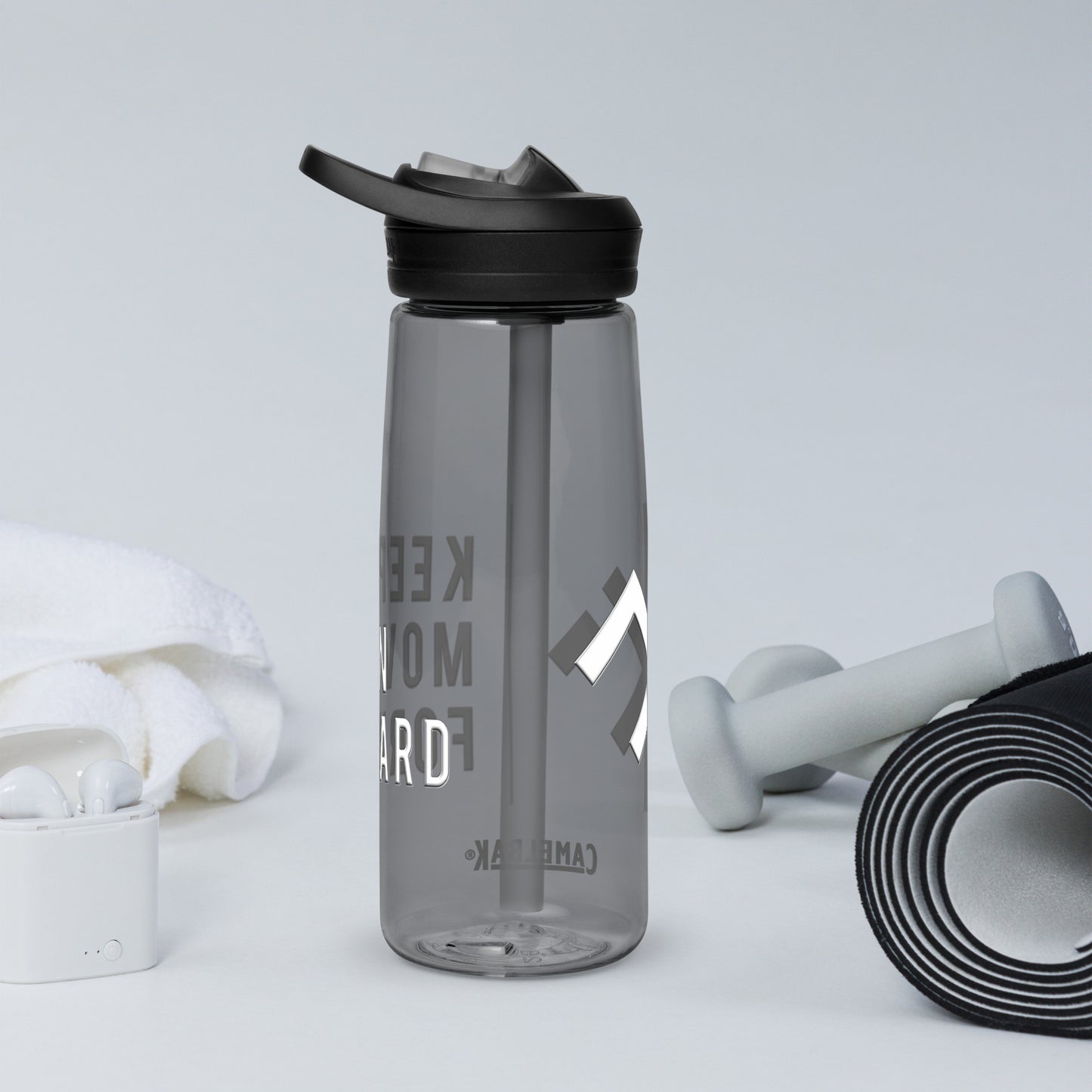 KMF logo (W) Sports water bottle