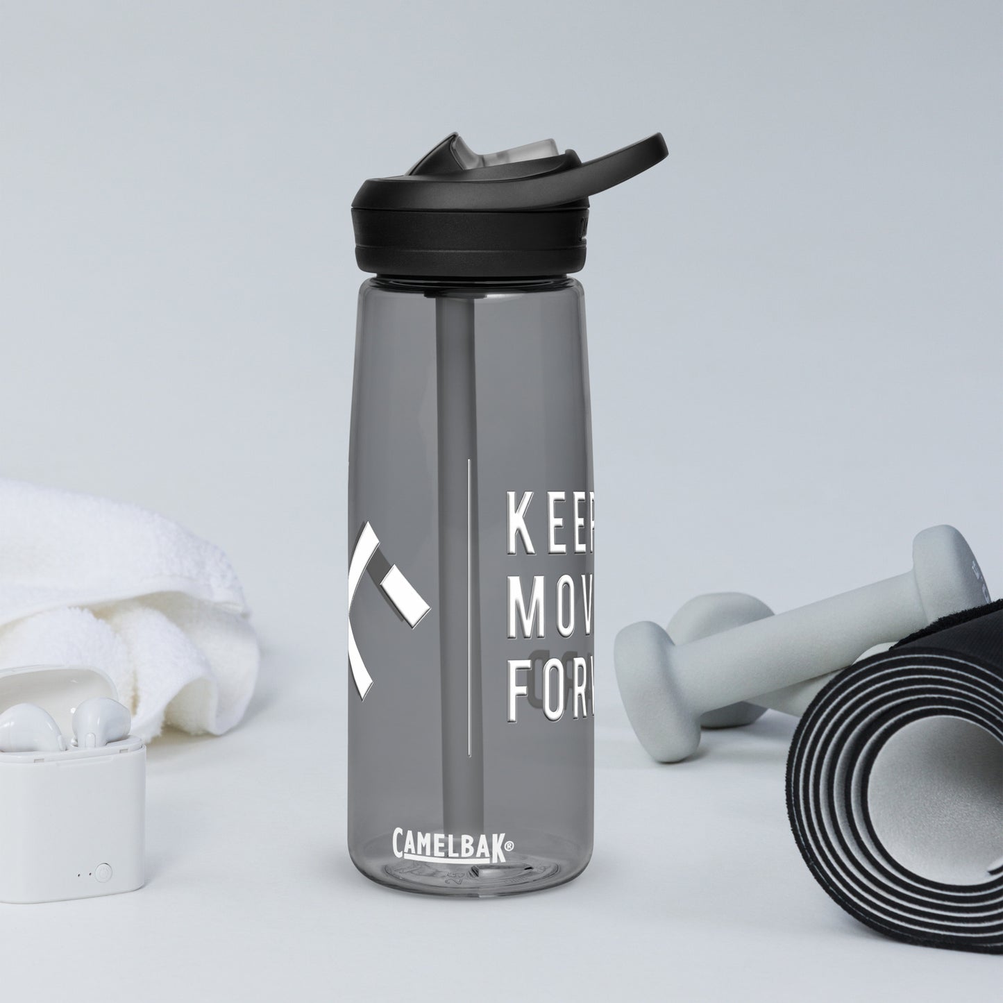 KMF logo (W) Sports water bottle