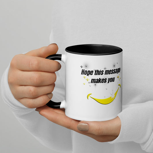 Smile Mug with Colour Inside