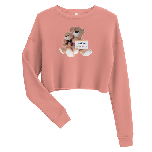 KMF Cuteyful Crop Sweatshirt